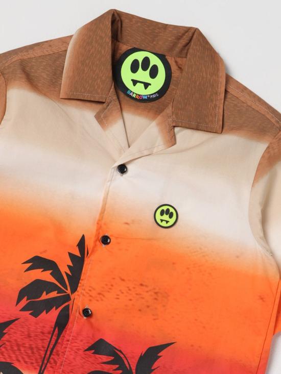  [키즈] 바로우 패턴 셔츠 S4BKJUSI008 092 Sand - BARROW