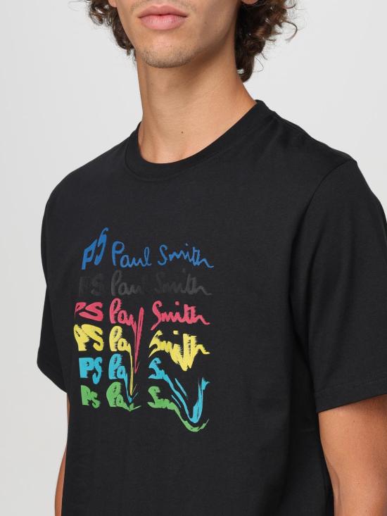 24FW PS 바이 폴스미스 반팔 티셔츠 M2R011RNP4697 79 Black - PS BY PAUL SMITH