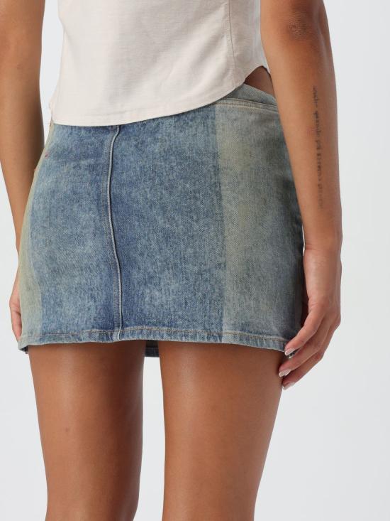 24FW 디젤 데님 스커트 A16920007W8 01 Blue - DIESEL