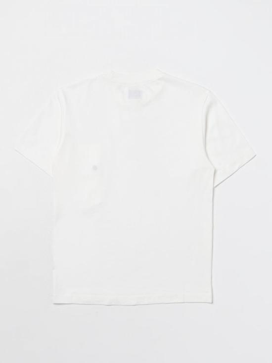 25FW [키즈] 씨피 컴퍼니 티셔츠 CUM005LAC02 10135 White - C.P. COMPANY