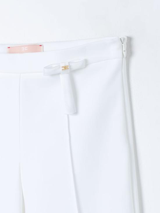 25FW [키즈] 엘리자베타프랜치 스트레이트 팬츠 EFPA2450TV665 0000 Yellow Cream - ELISABETTA FRANCHI