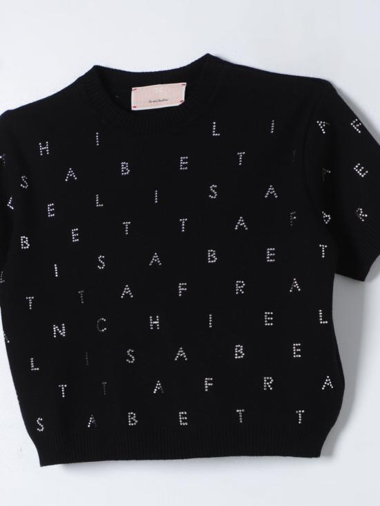 25FW [키즈] 엘리자베타프랜치 풀오버 EFMA135CFL191 D252 Black - ELISABETTA FRANCHI