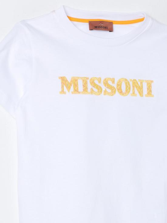  [키즈] 미소니 티셔츠 MU8B01J0177 100GL White 2 - MISSONI