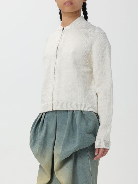  마르지엘라 가디건 S51HP0009S18397 102 White - MAISON MARGIELA