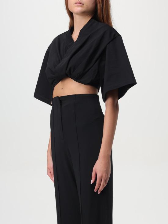 24FW 자크뮈스 반팔 티셔츠 241TO0762003 990 Black - JACQUEMUS