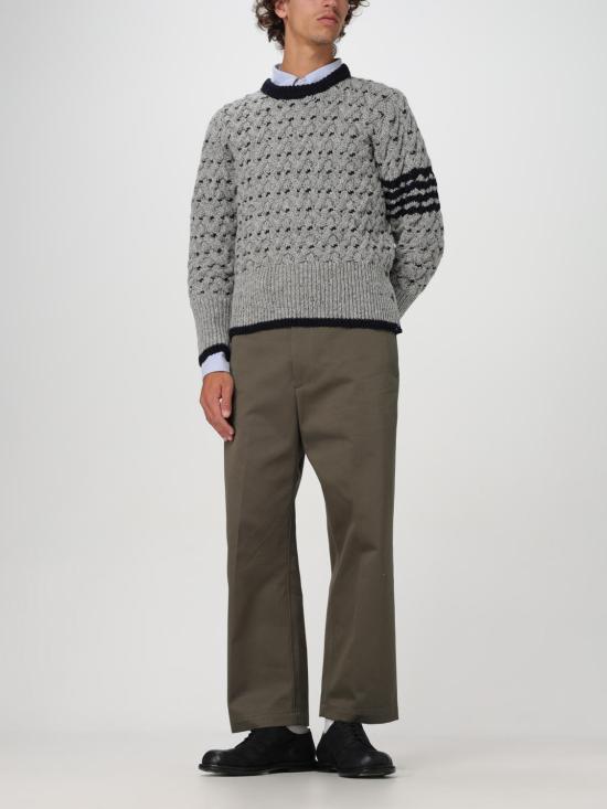 25FW 톰브라운 스트레이트 팬츠 MTU320UF0576 320 Green - THOM BROWNE
