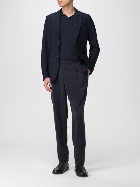 26SS 조르지오 아르마니 반팔 티셔츠 3GSF51SJP4Z UBSG Navy - GIORGIO ARMANI