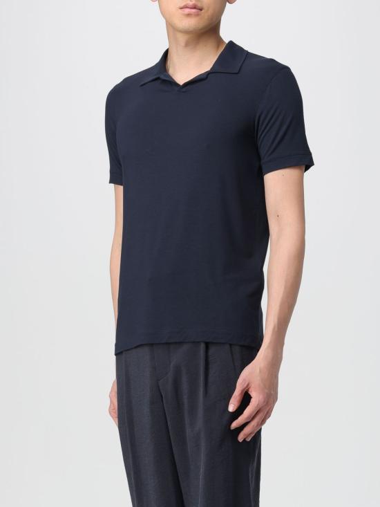 26SS 조르지오 아르마니 반팔 티셔츠 3GSF51SJP4Z UBSG Navy - GIORGIO ARMANI