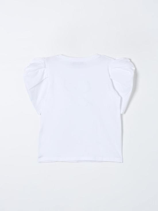  [키즈] 미스블루마린 티셔츠 IA4134J5003 10602 White - MISS BLUMARINE