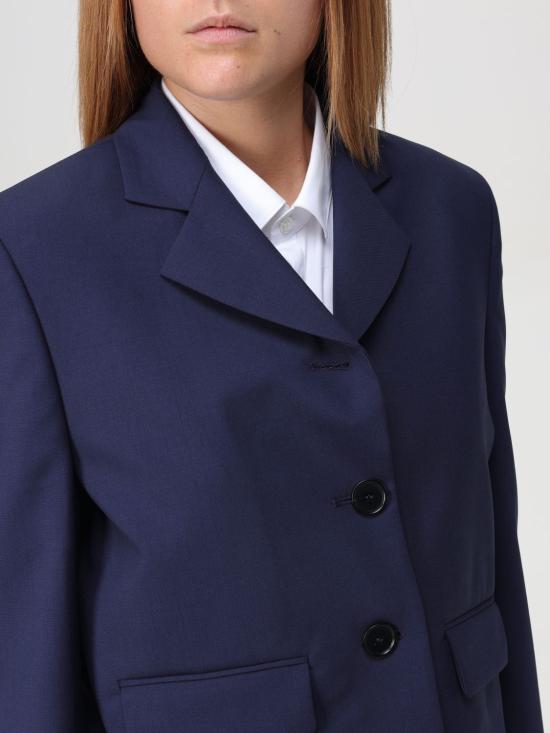 24FW 엠에스지엠 가죽 자켓 3741MDG15247506 88 Blue - MSGM