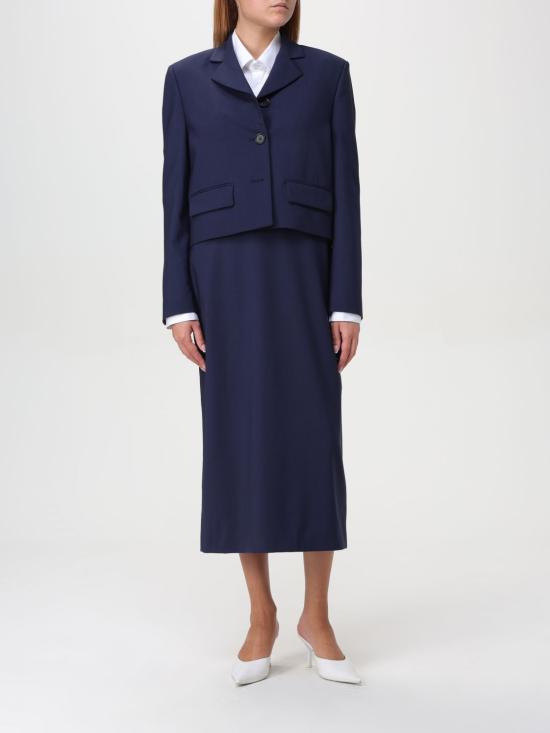 24FW 엠에스지엠 가죽 자켓 3741MDG15247506 88 Blue - MSGM