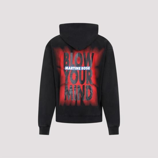  마틴로즈 후드 티셔츠 MRSS24602 Black - MARTINE ROSE