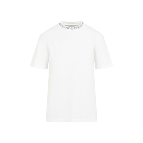  골든구스 카보숑 크리스탈 티셔츠 GWP01220 P000673 10363 VINTAGE WHITE