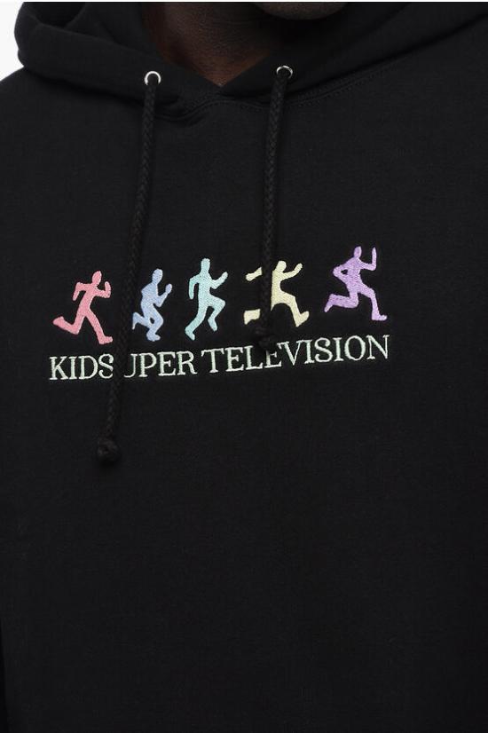  키드슈퍼 후드 티셔츠 AW23 HD 02 BLACK Black - KIDSUPER