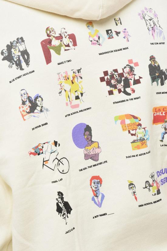  키드슈퍼 후드 티셔츠 AW23 HD 01 CREAM White - KIDSUPER