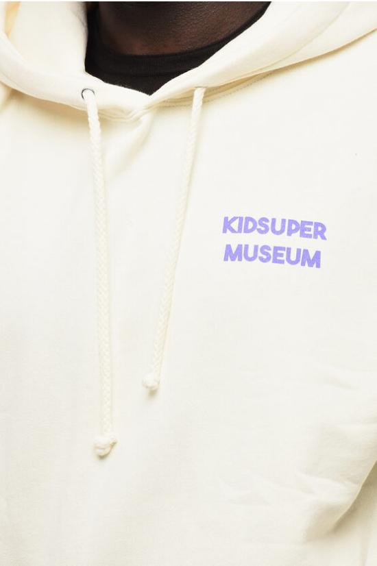  키드슈퍼 후드 티셔츠 AW23 HD 01 CREAM White - KIDSUPER