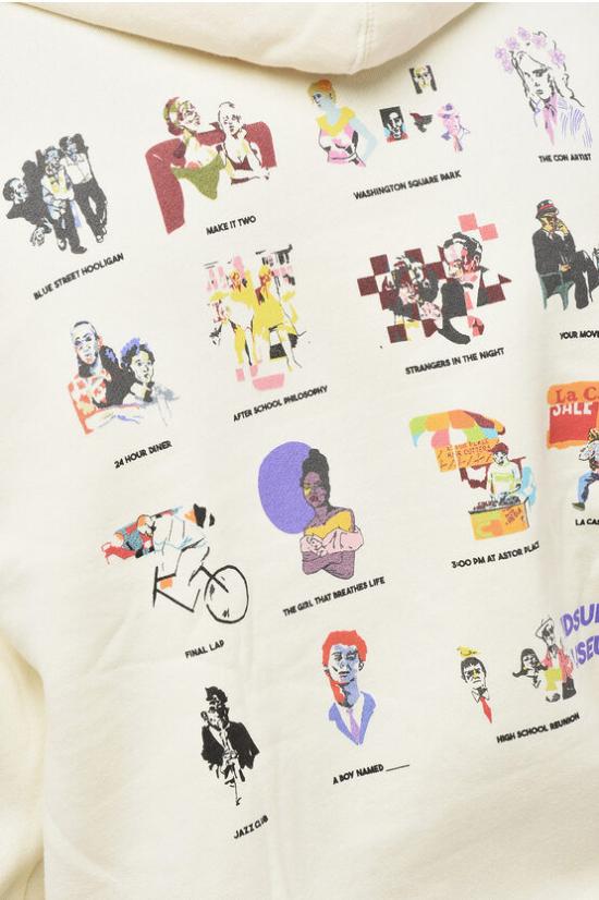  키드슈퍼 후드 티셔츠 AW23 HD 01 CREAM White - KIDSUPER