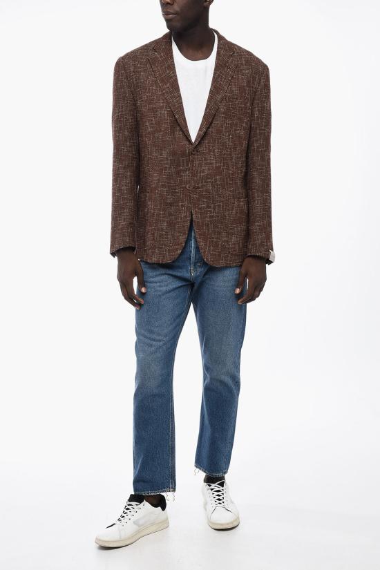  꼬르넬리아니 수트 자켓 85XY76 0118350 030 Brown - CORNELIANI