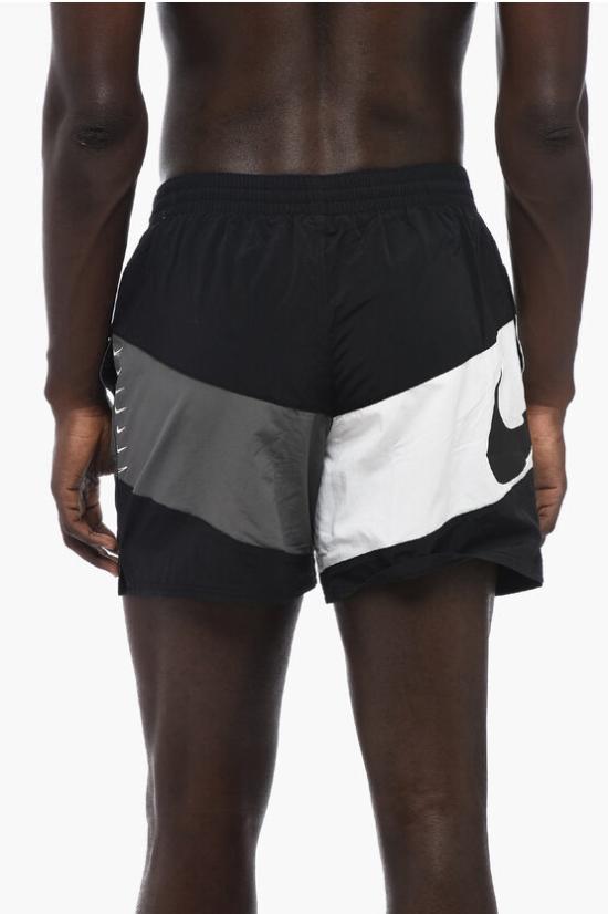  나이키 스윔팬츠 NESSE508 001 Grigio Bianco e Nero - NIKE