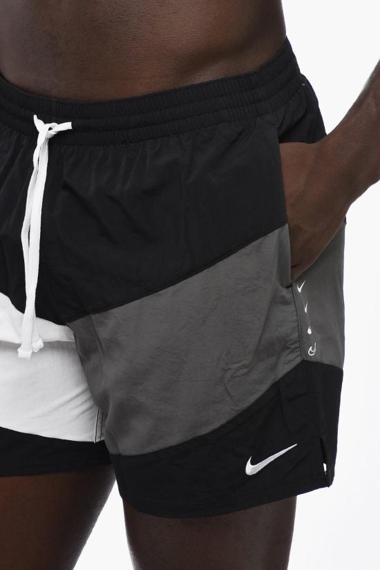  나이키 스윔팬츠 NESSE508 001 Grigio Bianco e Nero - NIKE