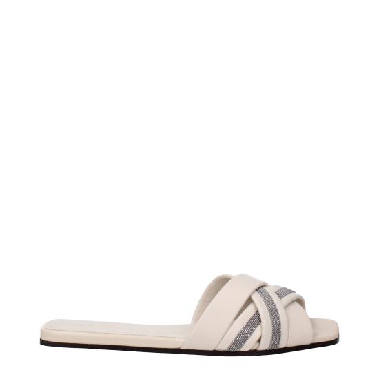 25SS 브루넬로 쿠치넬리 뮬/슬리퍼 MZSKC2636CQF25