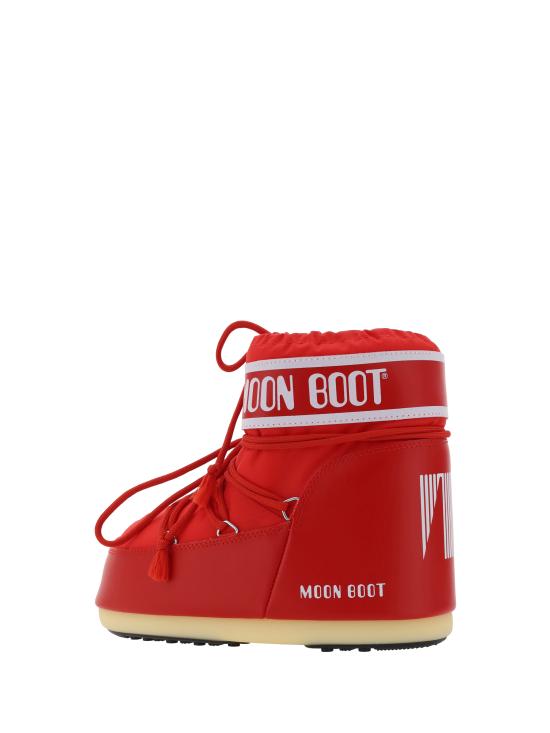 26FW 문부츠 아이콘 나일론 로우 부츠 80D1409340 D001 RED - MOON BOOT