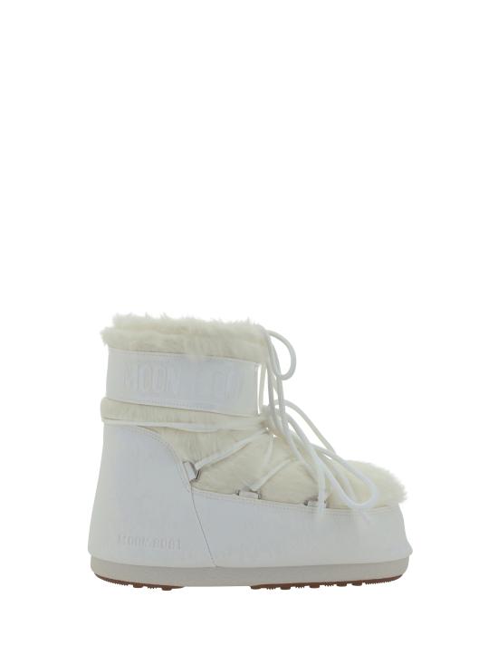 26FW 문부츠 아이콘 나일론 로우 부츠 80D1409390 A002 WHITE