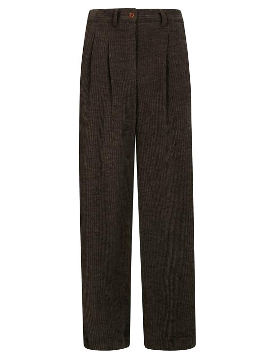  제지아 스트레이트 팬츠 10801 019 Brown corduroy 69 MARRONE