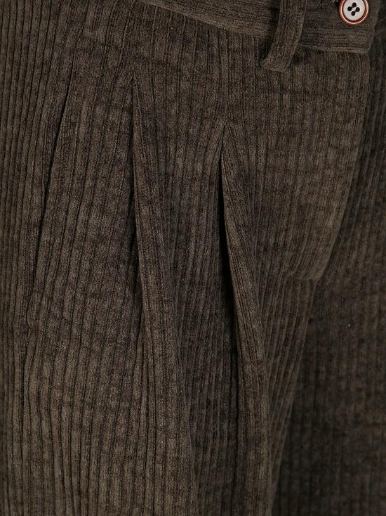  제지아 스트레이트 팬츠 10801 019 Brown corduroy 69 MARRONE - JEJIA