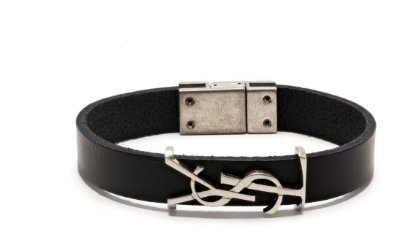  생로랑 팔찌 708815 0IH0E1000 Black - SAINT LAURENT