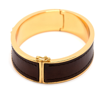 24FW 생로랑 팔찌 776966 AAC6C2447 Dk br choco - SAINT LAURENT