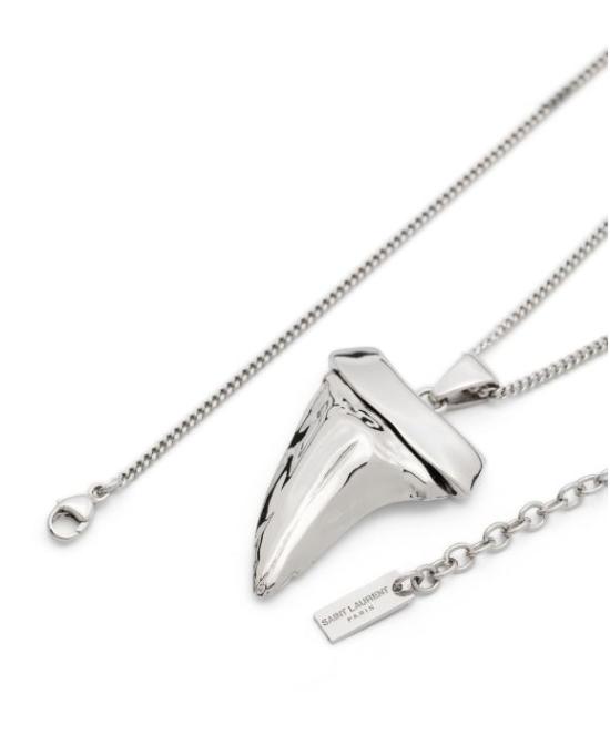 24FW 생로랑 네크리스 801256 Y15008126 Palladium - SAINT LAURENT