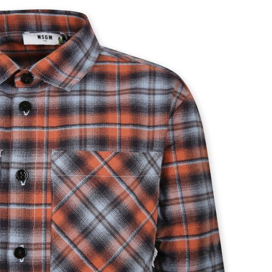 24FW [키즈] 엠에스지엠 패턴 셔츠 F4MSJBSI089 140 MULTICOLOR - MSGM