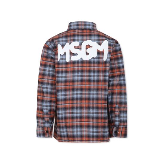 24FW [키즈] 엠에스지엠 패턴 셔츠 F4MSJBSI089 140 MULTICOLOR - MSGM
