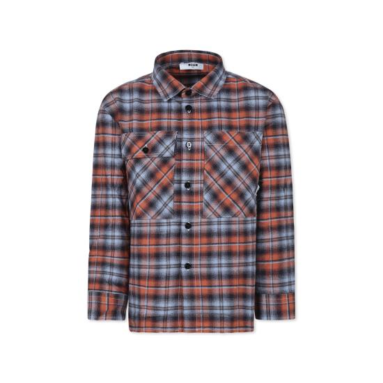 24FW [키즈] 엠에스지엠 패턴 셔츠 F4MSJBSI089 140 MULTICOLOR