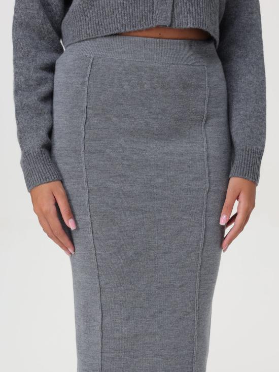 25FW 핑코 미디 스커트 103946A221 II4 Grey - PINKO