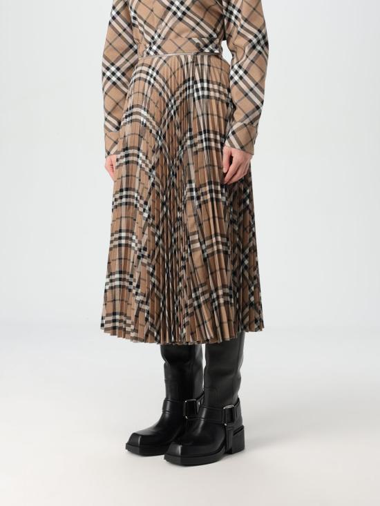 25FW 버버리 체크 플리츠 스커트  8093011 Multicolor - BURBERRY