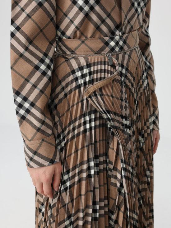 25FW 버버리 체크 플리츠 스커트  8093011 Multicolor - BURBERRY