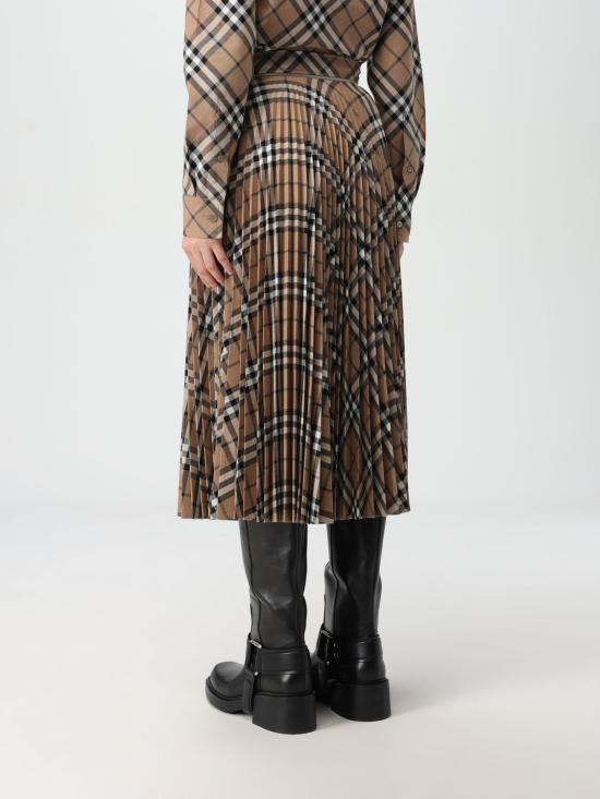 25FW 버버리 체크 플리츠 스커트  8093011 Multicolor - BURBERRY
