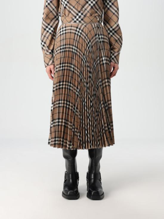 25FW 버버리 체크 플리츠 스커트  8093011 Multicolor