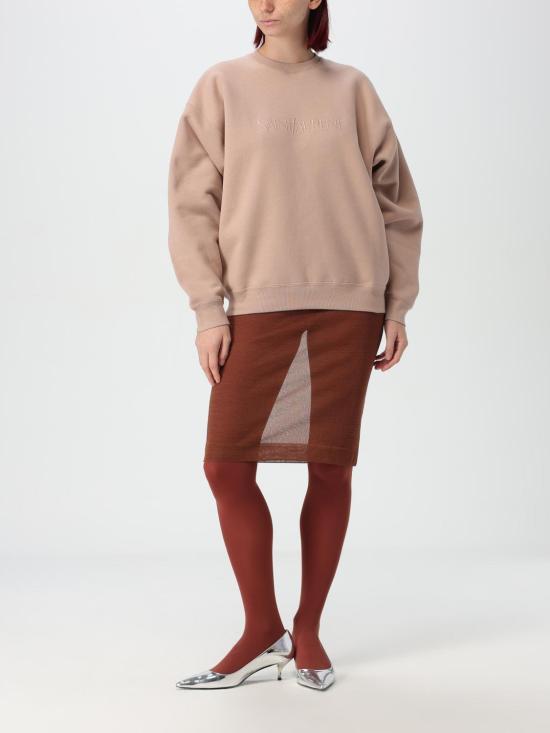 25FW 생로랑 긴팔 티셔츠 802001Y36SW 9950 Pink - SAINT LAURENT