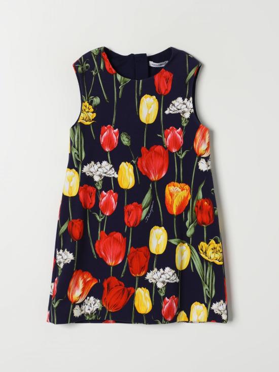 25FW [키즈] 돌체앤가바나 원피스 L5JDZ2FSG85 HB5DR Blue