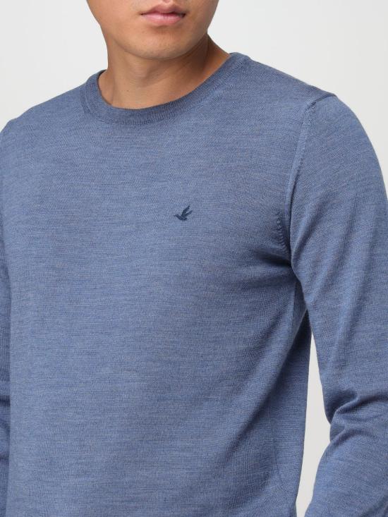 25FW 브룩스 필드 스웨터 203EP001 V0053 Gnawed Blue 1 - BROOKSFIELD