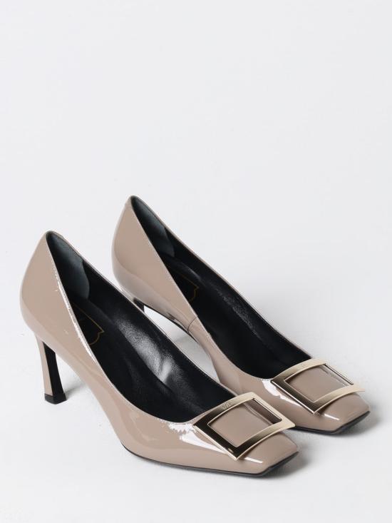 26SS 로저비비에 트럼펫 메탈 버클 펌프스 RVW40015280D1P C415 Dove Grey - ROGER VIVIER