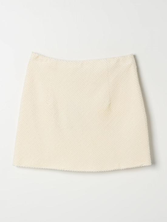 25FW [키즈] 미소니 스커트 MV7A11V0123 137 Yellow Cream - MISSONI