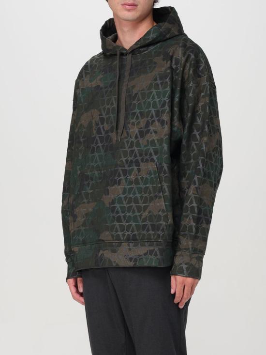 24FW 발렌티노 가라바니 긴팔 티셔츠 5V3MF25EABA ZCX Military - VALENTINO GARAVANI