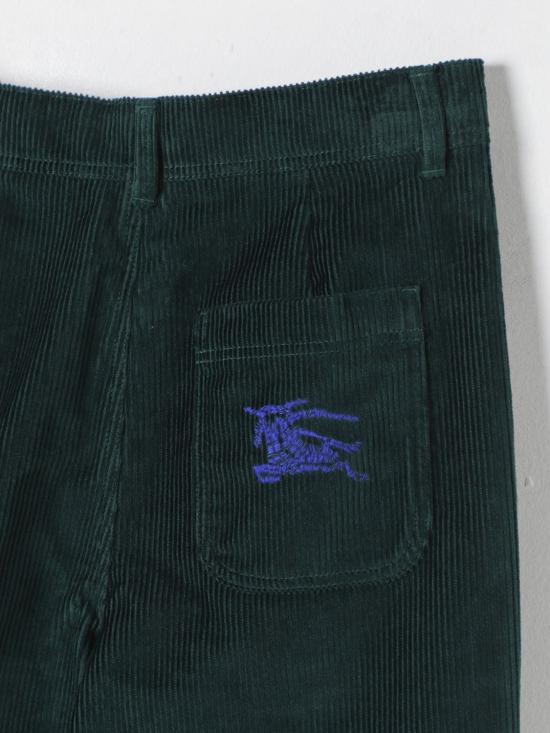 24FW [키즈] 버버리 스트레이트 팬츠 8088963 A3508 Kaki - BURBERRY