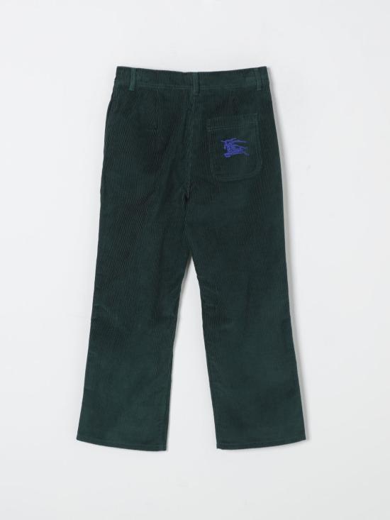 24FW [키즈] 버버리 스트레이트 팬츠 8088963 A3508 Kaki - BURBERRY