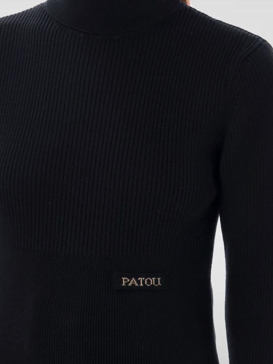 25FW 파투 터틀넥 KN1848009 999B Black - PATOU