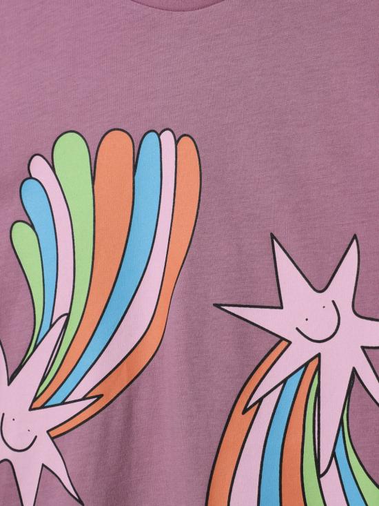 24FW [키즈] 스텔라 맥카트니 티셔츠 TV8B31Z0434 557 Violet - STELLA MCCARTNEY